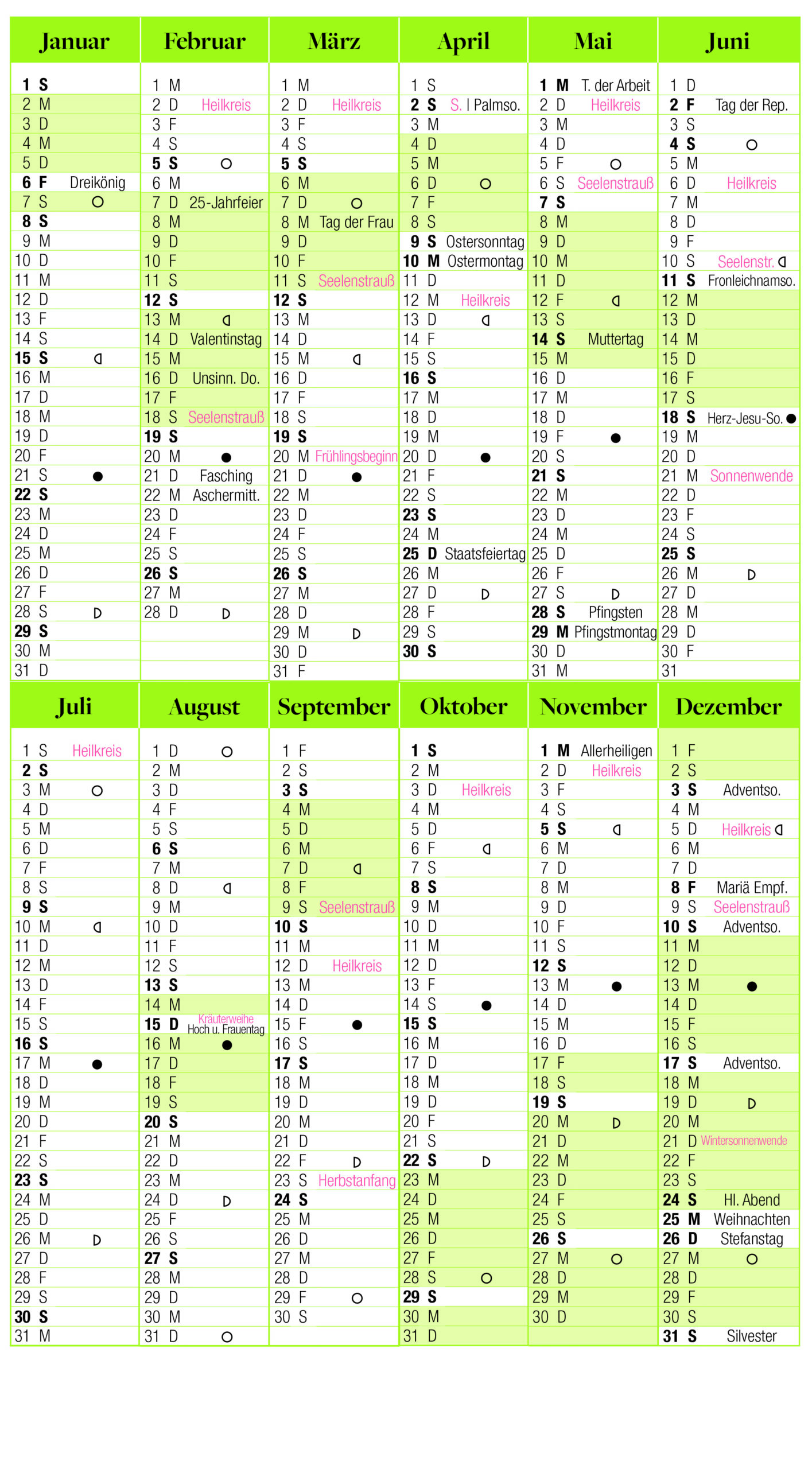 Kalender-Blumenclematis